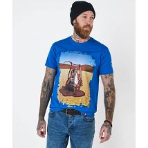 Men's Surreal Sounds Tee - Size Large - Blue - by Joe Browns