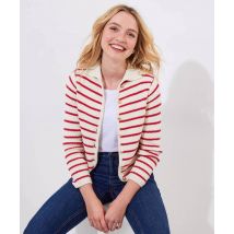 Women's Amelie Collared Cardigan - Size 10 - Cream - by Joe Browns