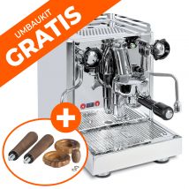 Quick Mill Espressomaschine Rubino Plus + GRATIS Umbaukit aus Holz für Rubino...