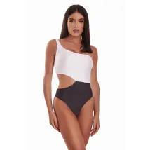 Dual Colour Brazilian Swimsuit by Sabrina Fattori