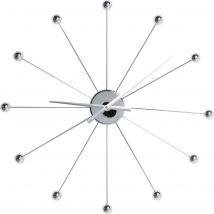 Horloge murale Like Umbrella chrome Kare Design