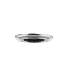 ALESSI Tablett mit Reliefstruktur 35cm Edelstahl silber