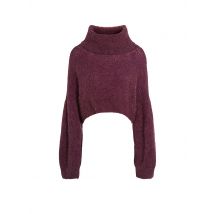 AMERICAN DREAMS Rollkragenpullover ANDREA dunkelrot | XS/S