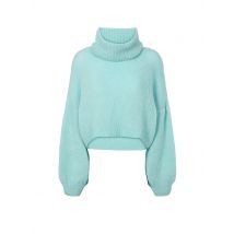 AMERICAN DREAMS Rollkragenpullover ANDREA türkis | XS/S