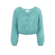 AMERICAN DREAMS Cardigan Cropped Fit CORNELIA türkis | M
