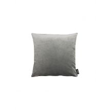 APELT Samt Kissenhülle 46x46cm Arte Uni Softstyle Grau hellgrau