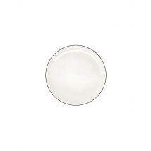 ASA SELECTION Speiseteller à table ligne noir 26,5cm  weiss