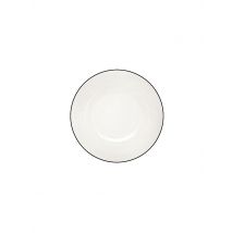 ASA SELECTION Pasta-/Suppenteller à table ligne noir 22cm  weiss