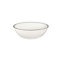 ASA SELECTION Schälchen à table ligne noir 11,5cm  weiss