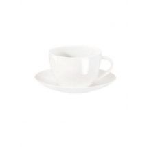 ASA SELECTION Kaffeetasse mit Untertasse  A Table Fine 0,2l weiss