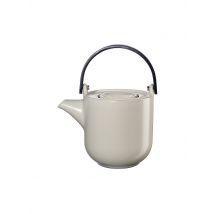 ASA SELECTION Teekanne mit Holzgriff COPPA 0,6l Tofu beige