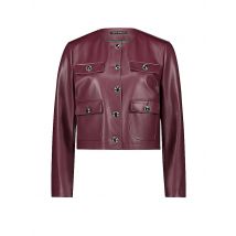 BETTY BARCLAY Jacke in Lederoptik dunkelrot | 40