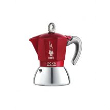 BIALETTI Espressokocher Moka Induction 4 Tassen Alu/Rot rot