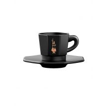 BIALETTI Espresso Tassen 4er Set Schwarz/Kupfer schwarz