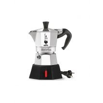 BIALETTI Espressokocher elektrisch MOKA 2 Tassen Alu / Schwarz silber