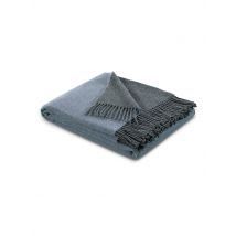 BIEDERLACK Tagesdecke - Plaid 130x170cm Blau Grau dunkelblau