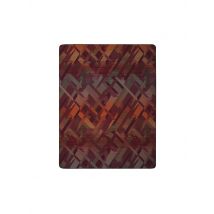 BIEDERLACK Wohndecke - Plaid 150x200cm RUBY PASSION Garnet Glow  dunkelrot