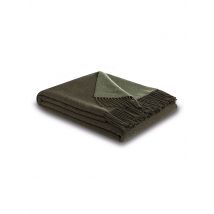 BIEDERLACK Plaid CASHMERE 130x170cm Forest Salvia dunkelgrün
