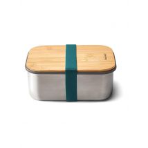 BLACK+BLUM Frischhaltedose - Lunchbox gross 19x13,5cm Ozean/Edelstahl blau