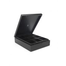 BREDEMEIJER Teebeutelbox 9 Fächer Bambus Schwarz schwarz