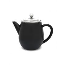 BREDEMEIJER Teekanne Duet® Eva 1,1L doppelwandig Schwarz/Glas schwarz