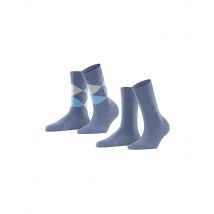 BURLINGTON Damen Socken EVERYDAY 2-er Pkg 36-41 light denim blau