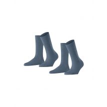 BURLINGTON Damen Socken EVERYDAY 2-er Pkg. 36-41 light denim blau