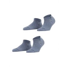 BURLINGTON Damen Sneaker-Socken 2er Pkg. EVERYDAY 36-41 light jeans blau