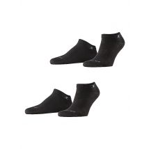 BURLINGTON Herren Sneaker Socken EVERYDAY 2-er Pkg. 40-46 black schwarz