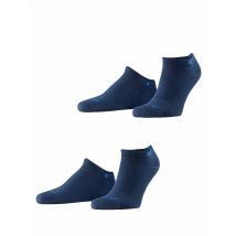 BURLINGTON Herren Sneaker Socken EVERYDAY 2-er Pkg. 40-46 marine blau