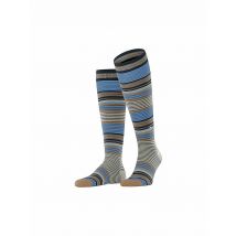 BURLINGTON Herren Kniestrümpfe STRIPE 40-46 dark grey olive