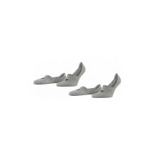 BURLINGTON Herren Füsslinge EVERYDAY 2-er Pkg light grey hellgrau | 45/46