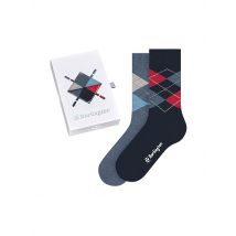BURLINGTON Damen Socken 2er Pkg. BASIC GIFT BOX 36-41 sortiment blau