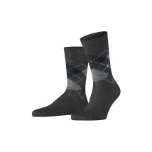 BURLINGTON Herren Socken 40-46 MANCHESTER anthracite melange grau | 46-50