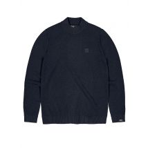 BUTCHER OF BLUE Pullover CLIFDEN MOCK dunkelblau | S
