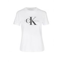 CALVIN KLEIN JEANS T-Shirt Regular Fit weiss | M