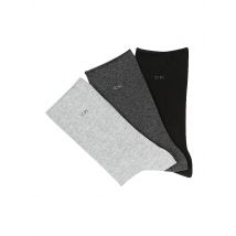 CALVIN KLEIN Socken 3-er Pkg dark grey melange grau