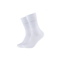 CAMANO Socken 2er Pkg weiss weiss | 35-38