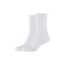 CAMANO Rollsocken 2er Pkg white weiss | 35-38