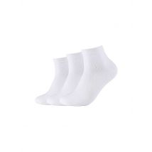 CAMANO Sneaker Socken 3-er Pkg white weiss | 35-38