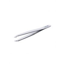 CANAL Haarpinzette rostfrei/runde Spitze 95 mm (Satin) 2077-02
