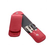 CANAL Stecketui mit Druckknopf 3-teilig (Rot) 5376