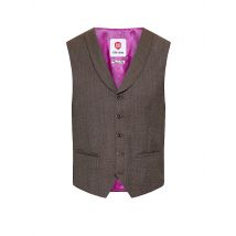 CG - CLUB OF GENTS Anzugweste Slim Fit PHILLIP braun | 46