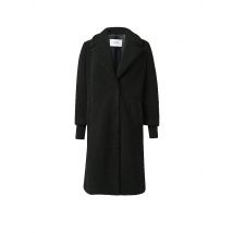 COMMA IDENTITY Mantel in Felloptik  schwarz | 36