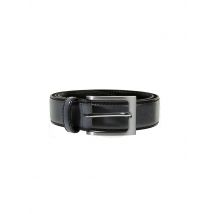 CONDOR Ledergürtel grau | 90
