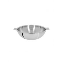 CRISTEL FRANCE Wok 30cm CASTELINE Edelstahl silber