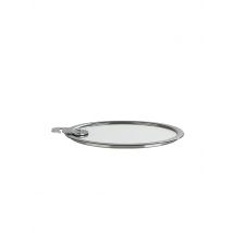 CRISTEL FRANCE Glasdeckel flach mit Metallrand 18cm