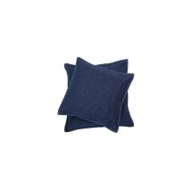 DAVID FUSSENEGGER Kissenhülle Sylt 50x50cm (Marine) dunkelblau