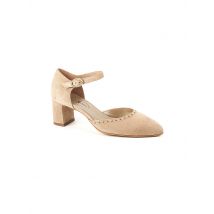DIRNDL & BUA Trachtenschuhe - Pumps beige | 40