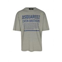 DSQUARED2 T-Shirt Loose Fit grau | L